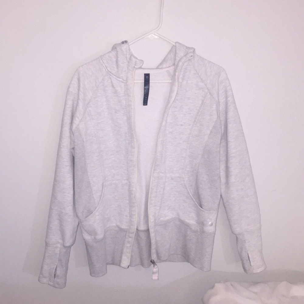 Light grey yoga jacket